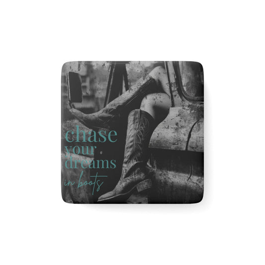 Boots & Rust Porcelain Magnet - Cowgirl Home & Ranch