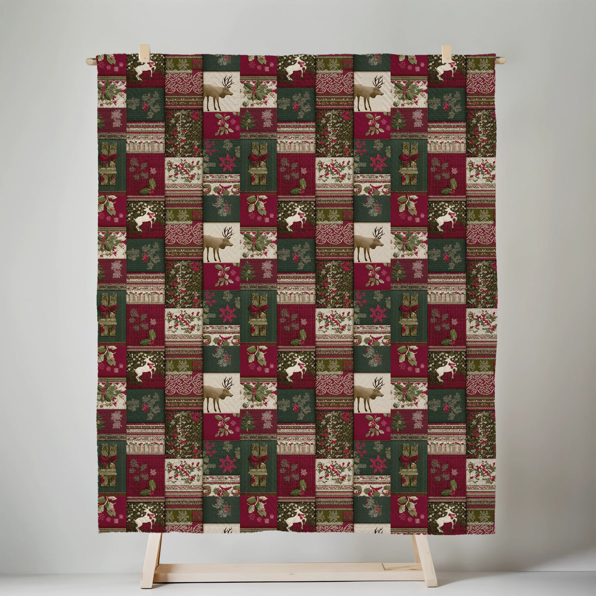 Cabin Noel Quilted Blanket - Cowgirl Home & Ranch