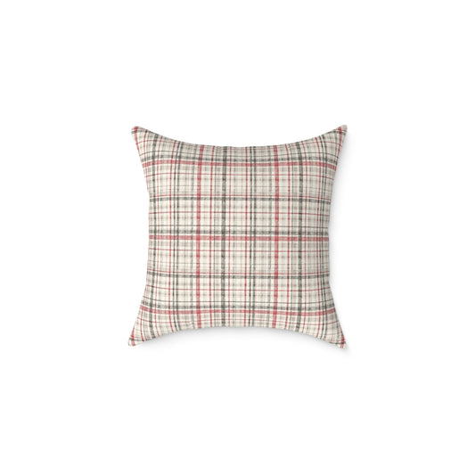 Cedar Creek Plaid Canvas Pillow - Cowgirl Home & Ranch