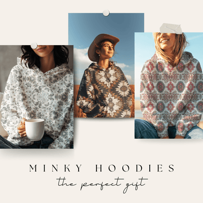 Cowgirl Minky Hoodie - Cowgirl Home & Ranch