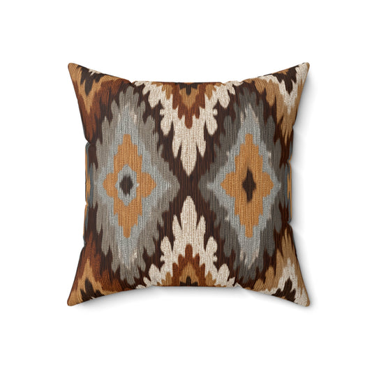 Coyote Ridge Faux Suede Pillow - Cowgirl Home & Ranch