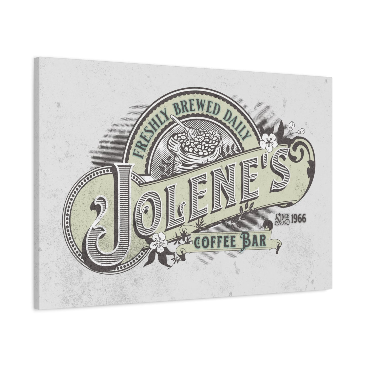 Custom Vintage Coffee Bar Canvas - Cowgirl Home & Ranch