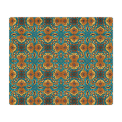 Desert Bloom Ikat Minky Blanket - Cowgirl Home & Ranch