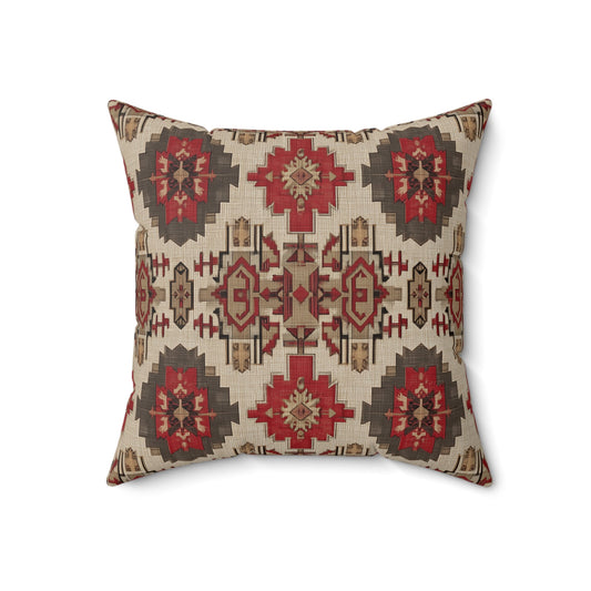 High Desert Mesa Faux Suede Pillow - Cowgirl Home & Ranch