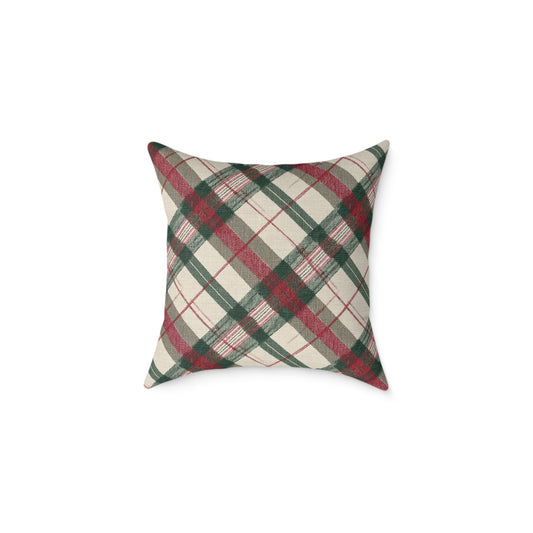 Holiday Homestead Plaid Pillow - Cowgirl Home & Ranch