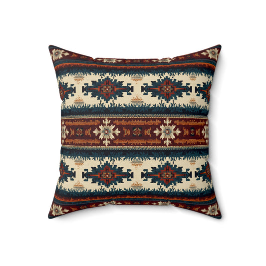 Painted Prairie Faux Suede Pillow - Cowgirl Home & Ranch