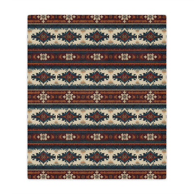 Painted Prairie Minky Blanket - Cowgirl Home & Ranch