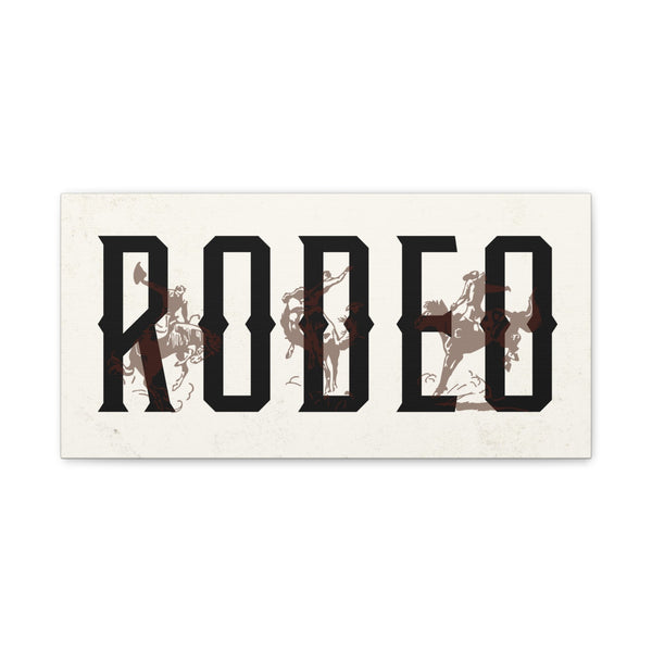 Rodeo Vintage Western Canvas