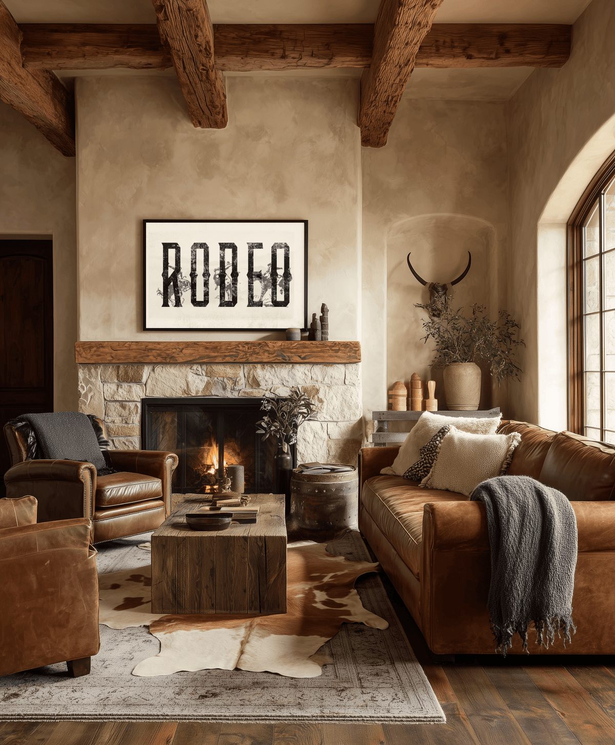 Rodeo Vintage Western Canvas - Cowgirl Home & Ranch
