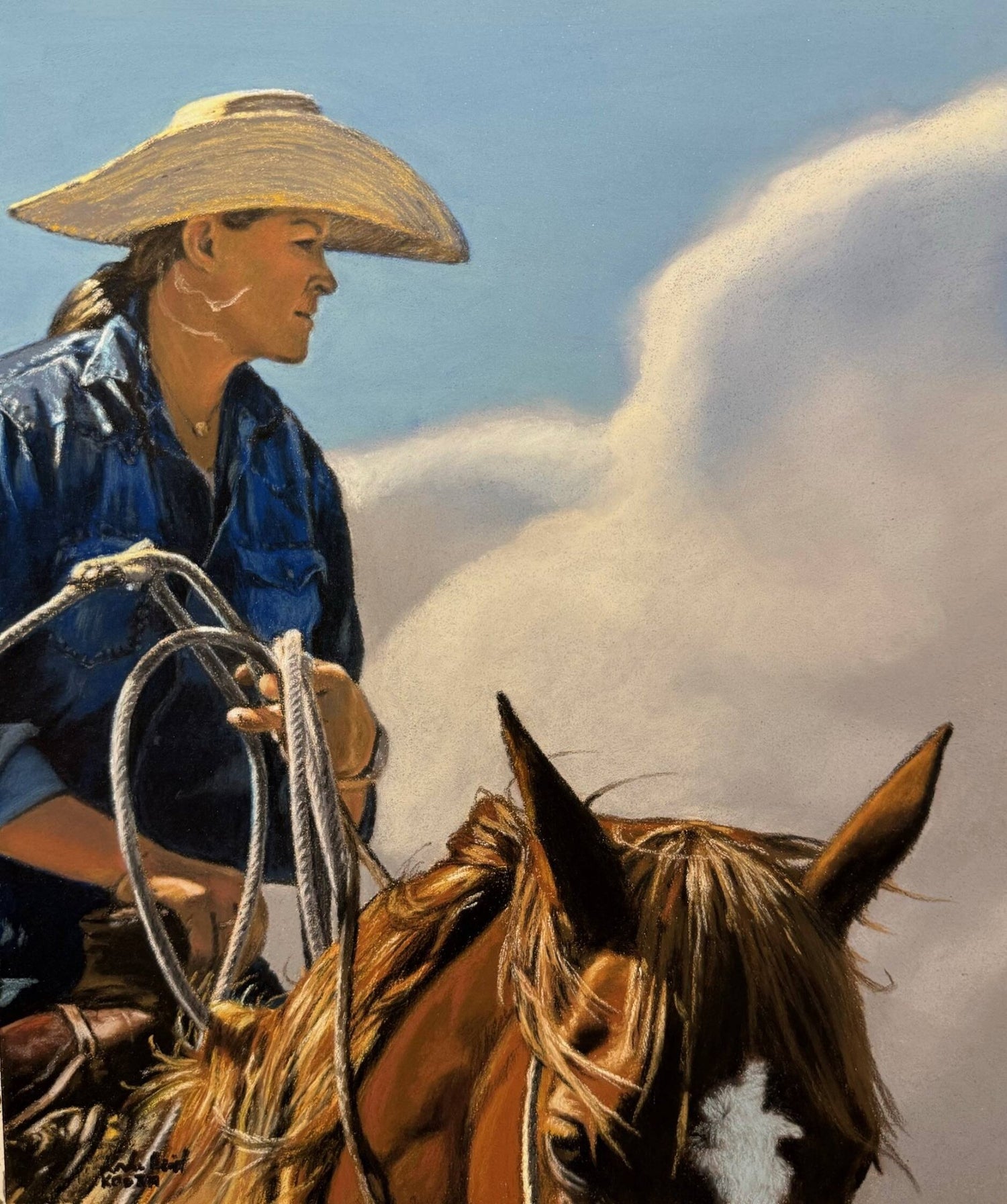 "Roping the Wind" Canvas by Kadra Nevitt - Cowgirl Home & Ranch