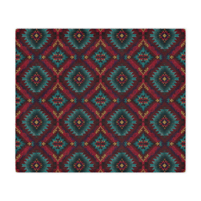 Turquoise Mesa Minky Blanket - Cowgirl Home & Ranch