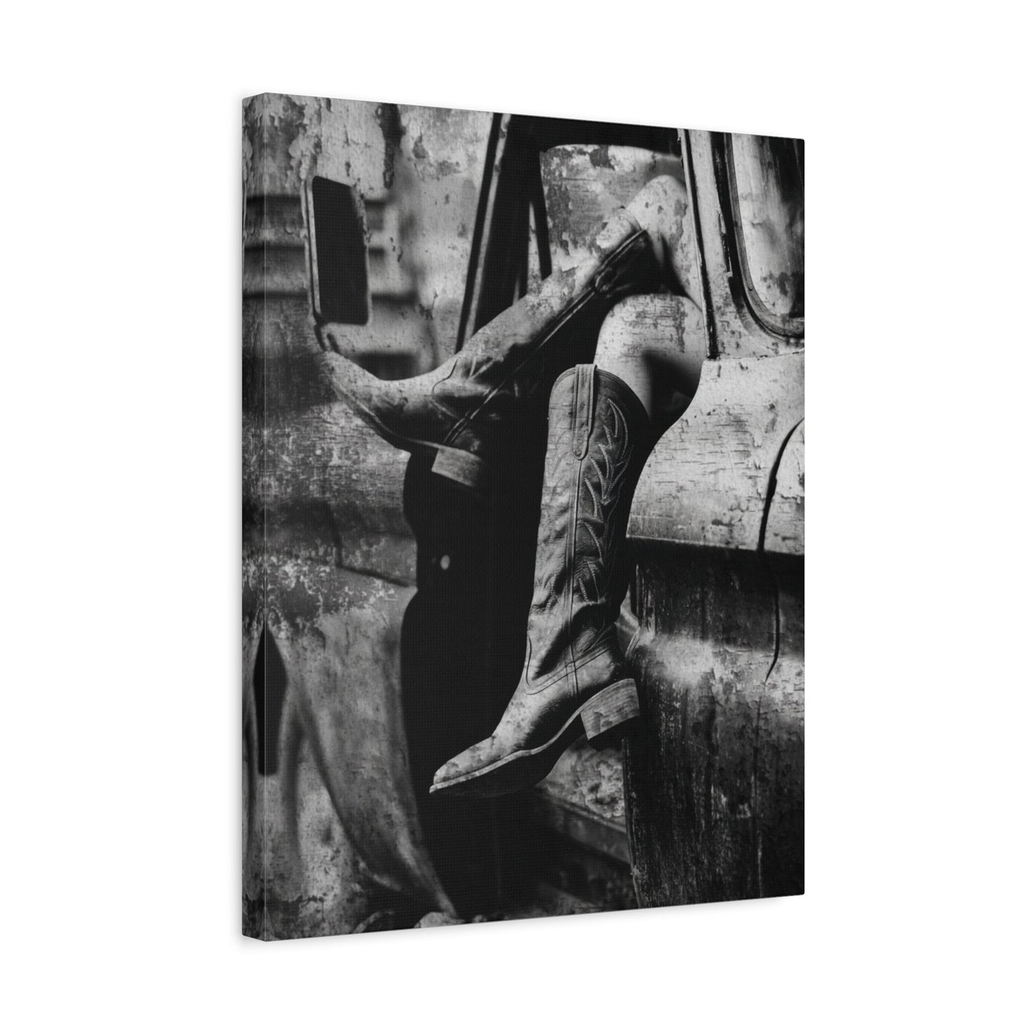 Where the Road Ends Western Canvas - Cowgirl Home & Ranch