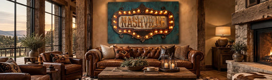 The Story Behind Our Marquee Art - Cowgirl Home & Ranch