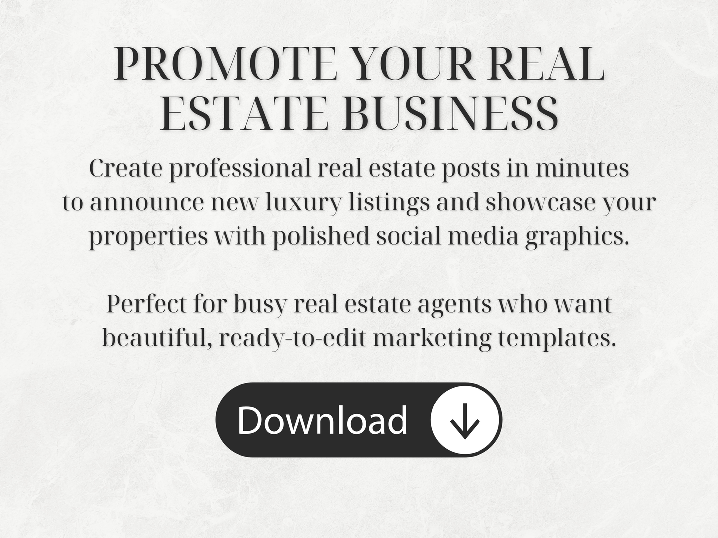 12 Luxury Just Listed Social Media Canva Templates