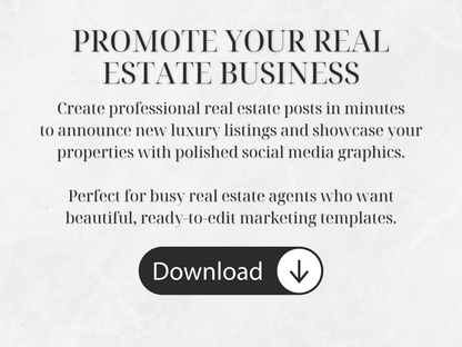 12 Luxury Just Listed Social Media Canva Templates