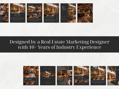 12 Luxury Just Listed Social Media Canva Templates - Cowgirl Home & Ranch