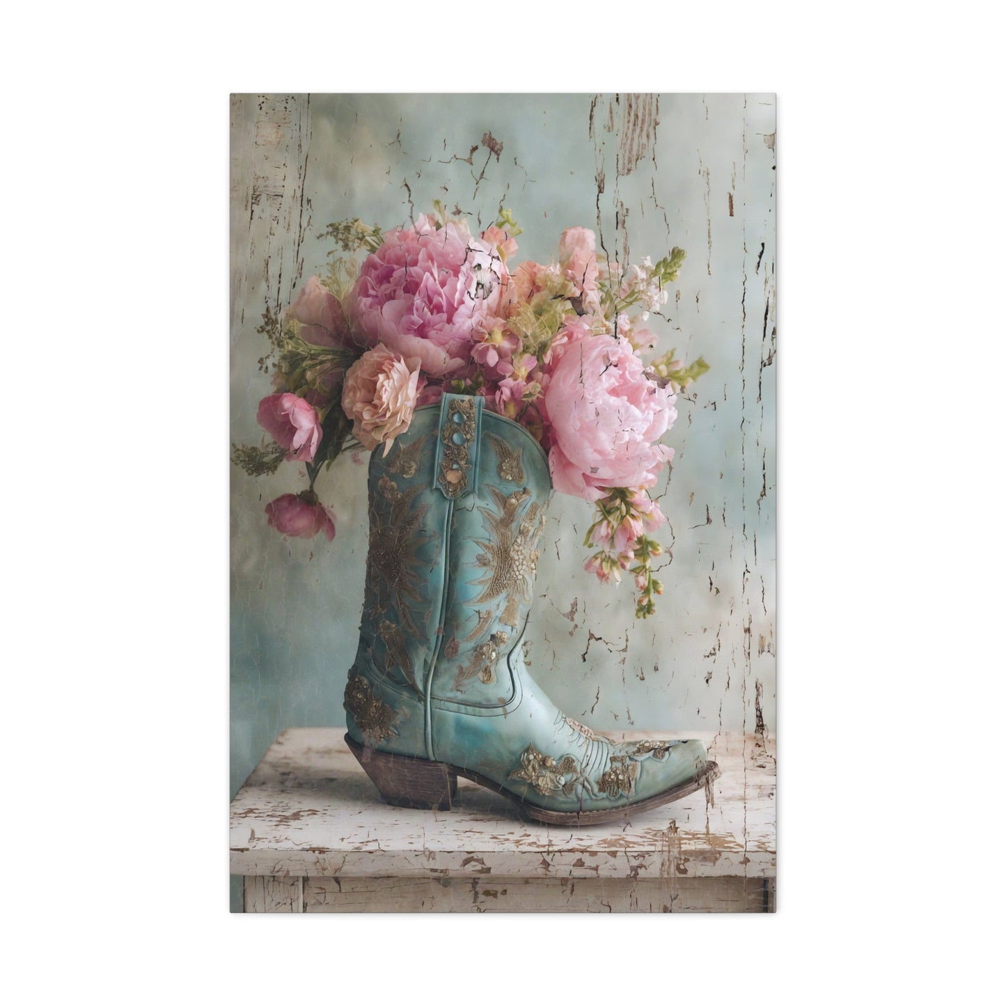 Bloom and Boot Canvas Art - Cowgirl Home & Ranch