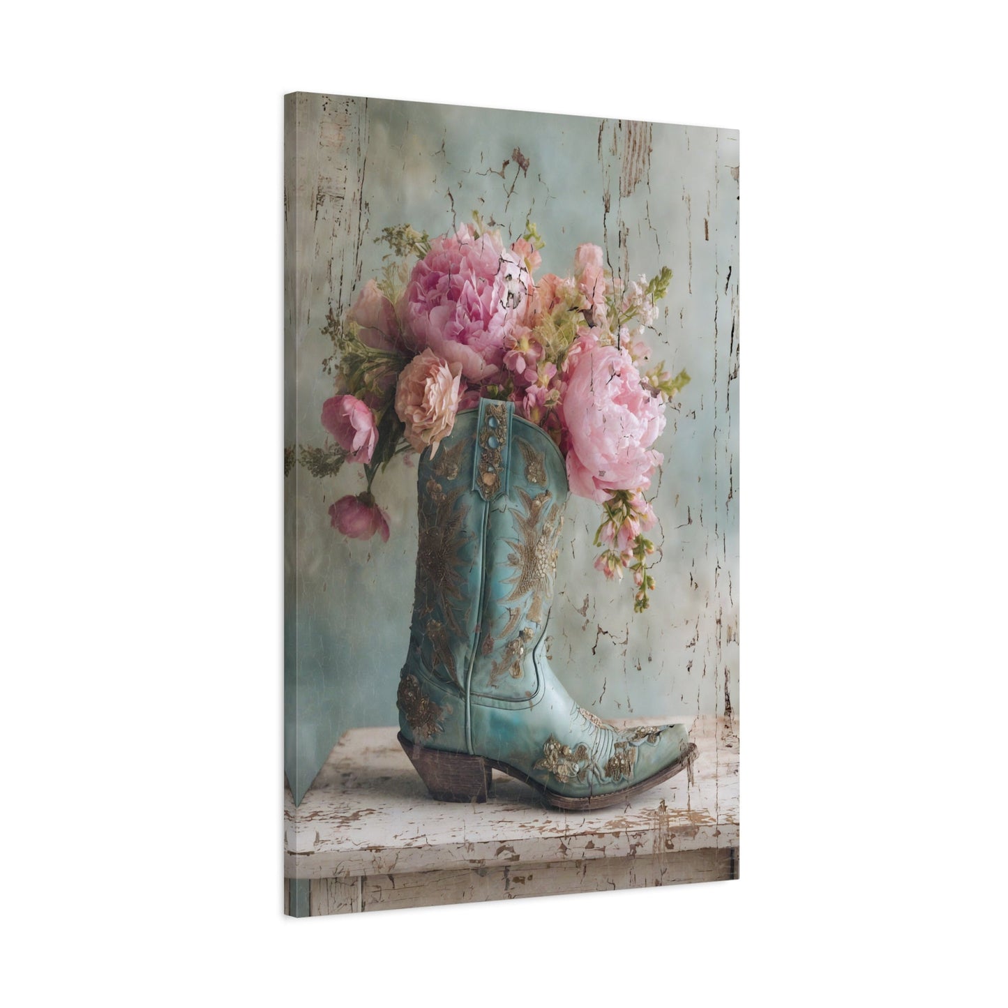 Bloom and Boot Canvas Art - Cowgirl Home & Ranch