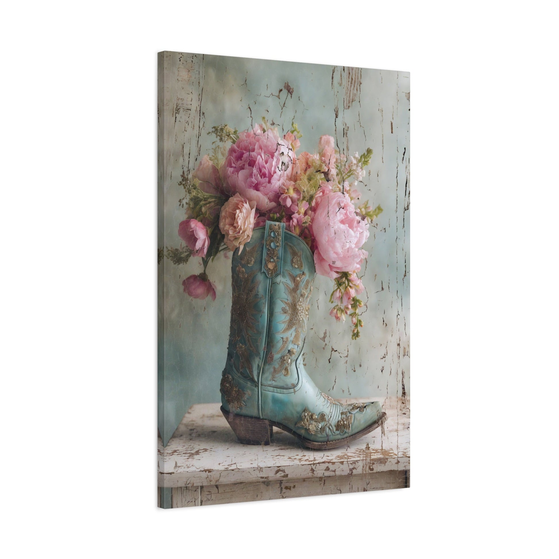 Bloom and Boot Canvas Art - Cowgirl Home & Ranch
