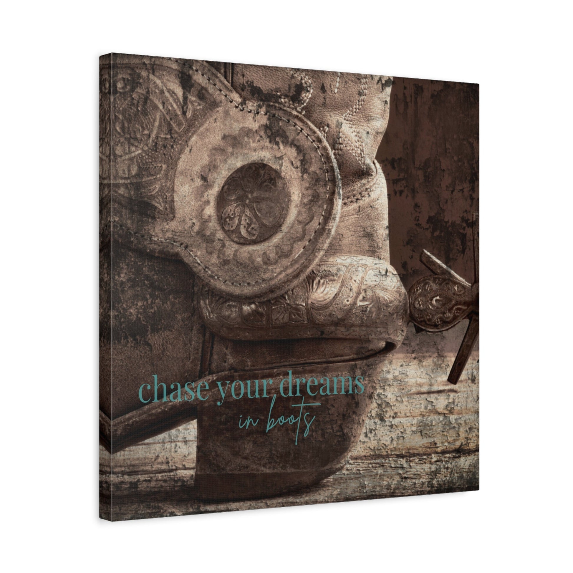 Bootstraps & Spurs Canvas - Cowgirl Home & Ranch