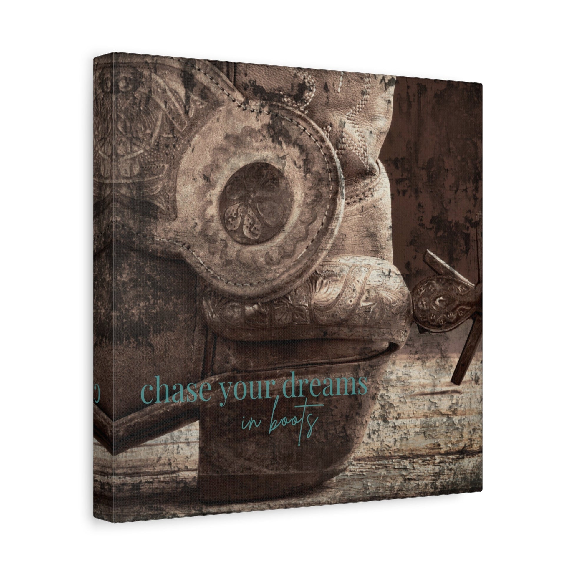 Bootstraps & Spurs Canvas - Cowgirl Home & Ranch