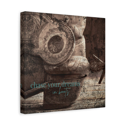 Bootstraps & Spurs Canvas - Cowgirl Home & Ranch