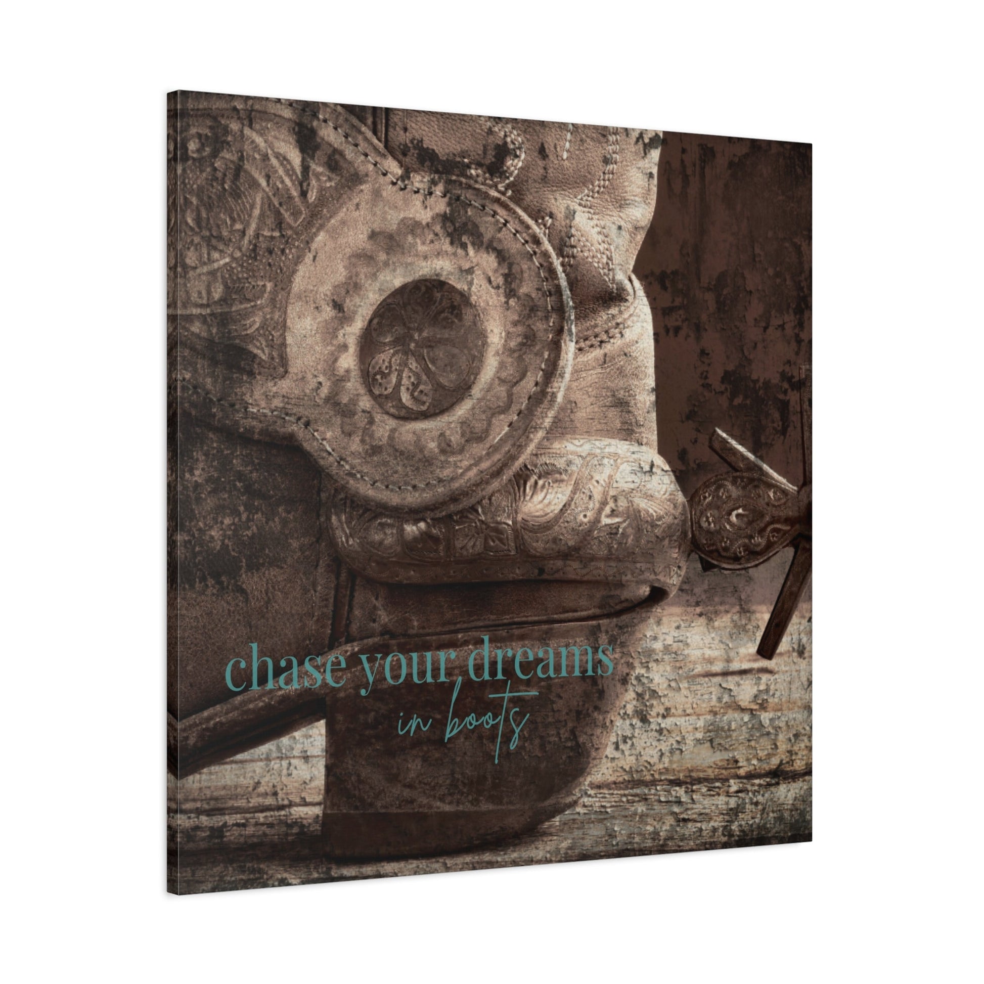 Bootstraps & Spurs Canvas - Cowgirl Home & Ranch