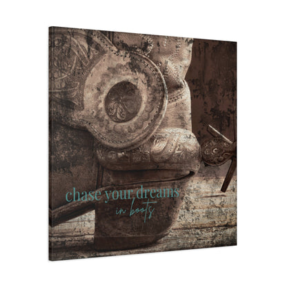 Bootstraps & Spurs Canvas - Cowgirl Home & Ranch