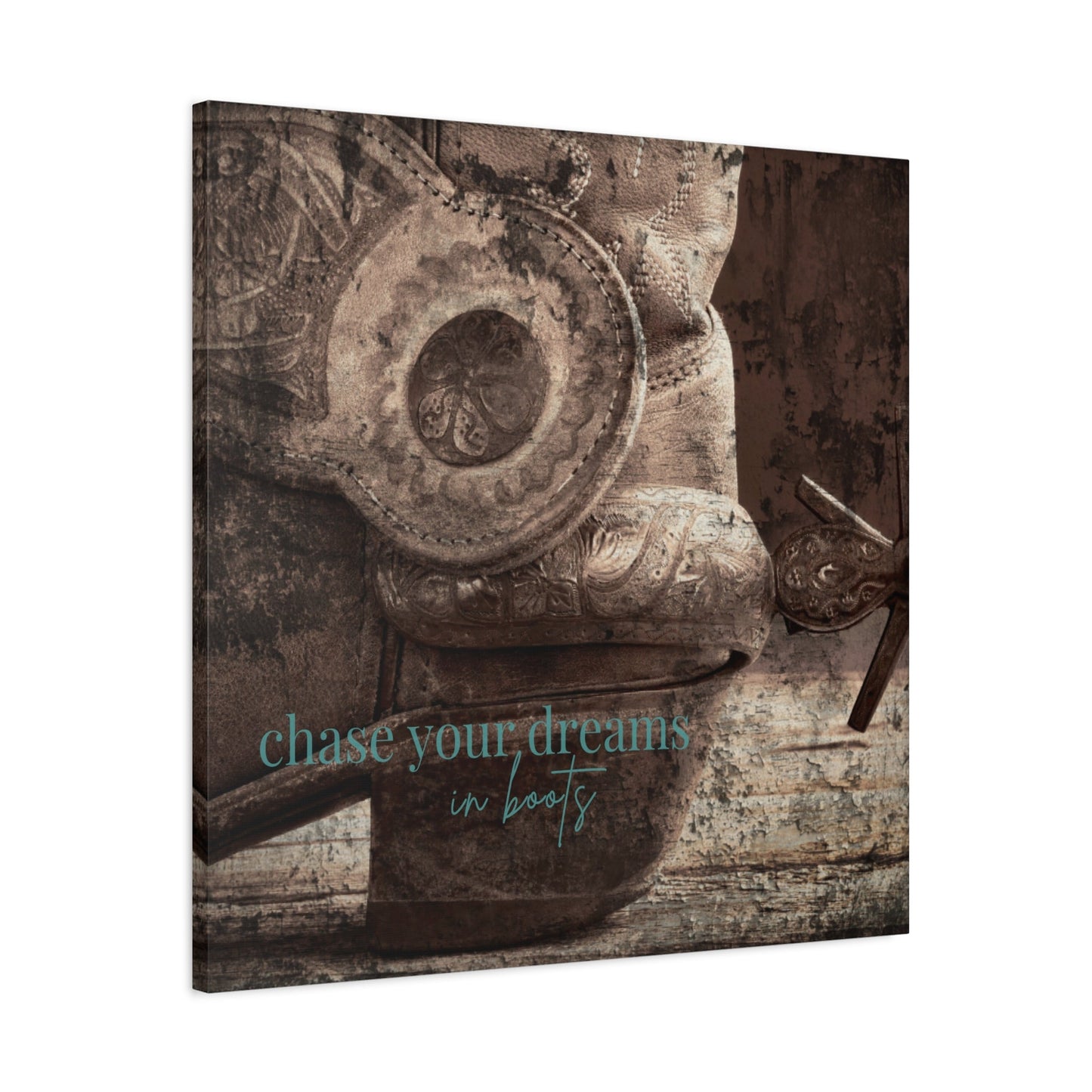 Bootstraps & Spurs Canvas - Cowgirl Home & Ranch
