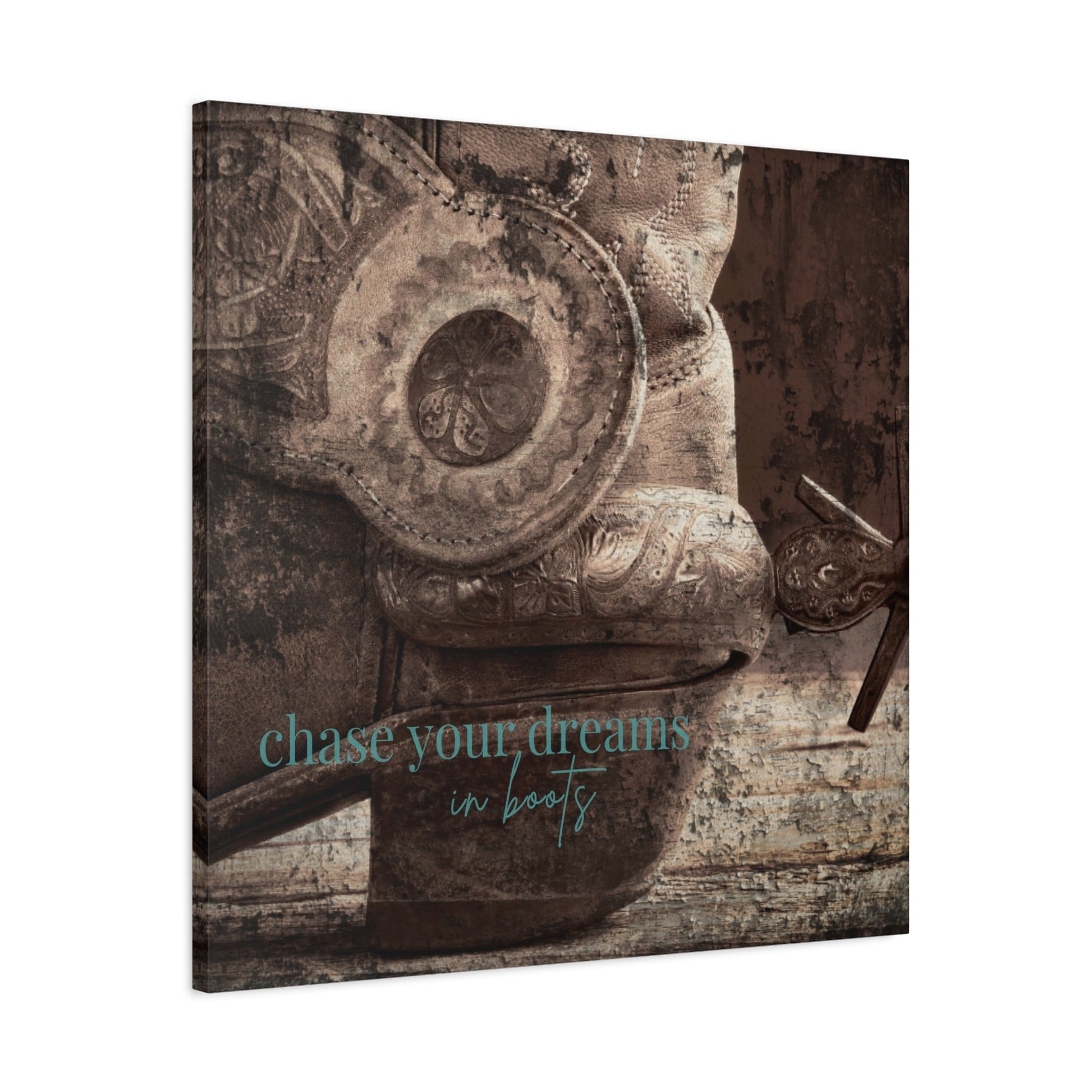 Bootstraps & Spurs Canvas - Cowgirl Home & Ranch