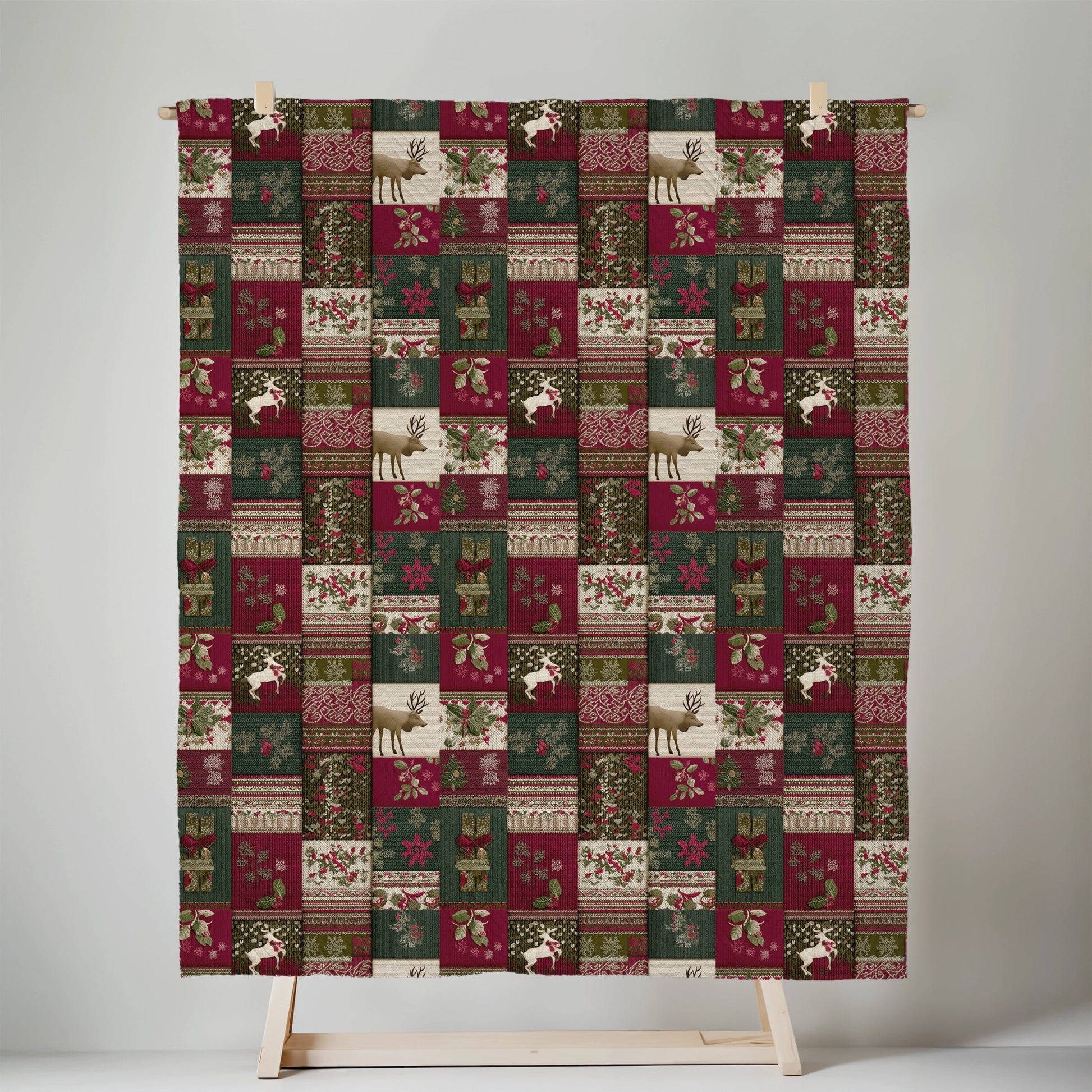 Cabin Noel Quilted Blanket - Cowgirl Home & Ranch