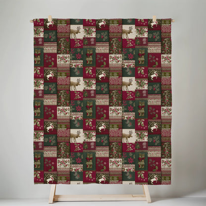 Cabin Noel Quilted Blanket - Cowgirl Home & Ranch