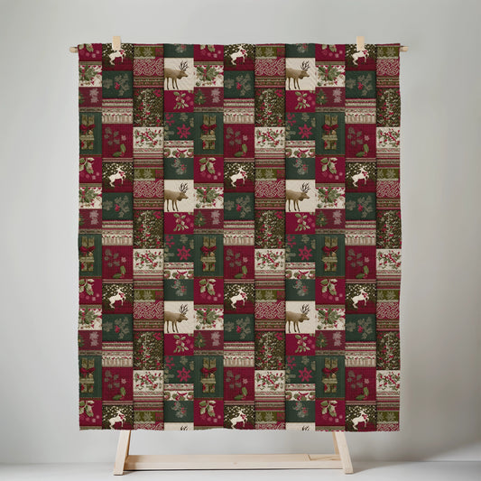 Cabin Noel Quilted Blanket - Cowgirl Home & Ranch