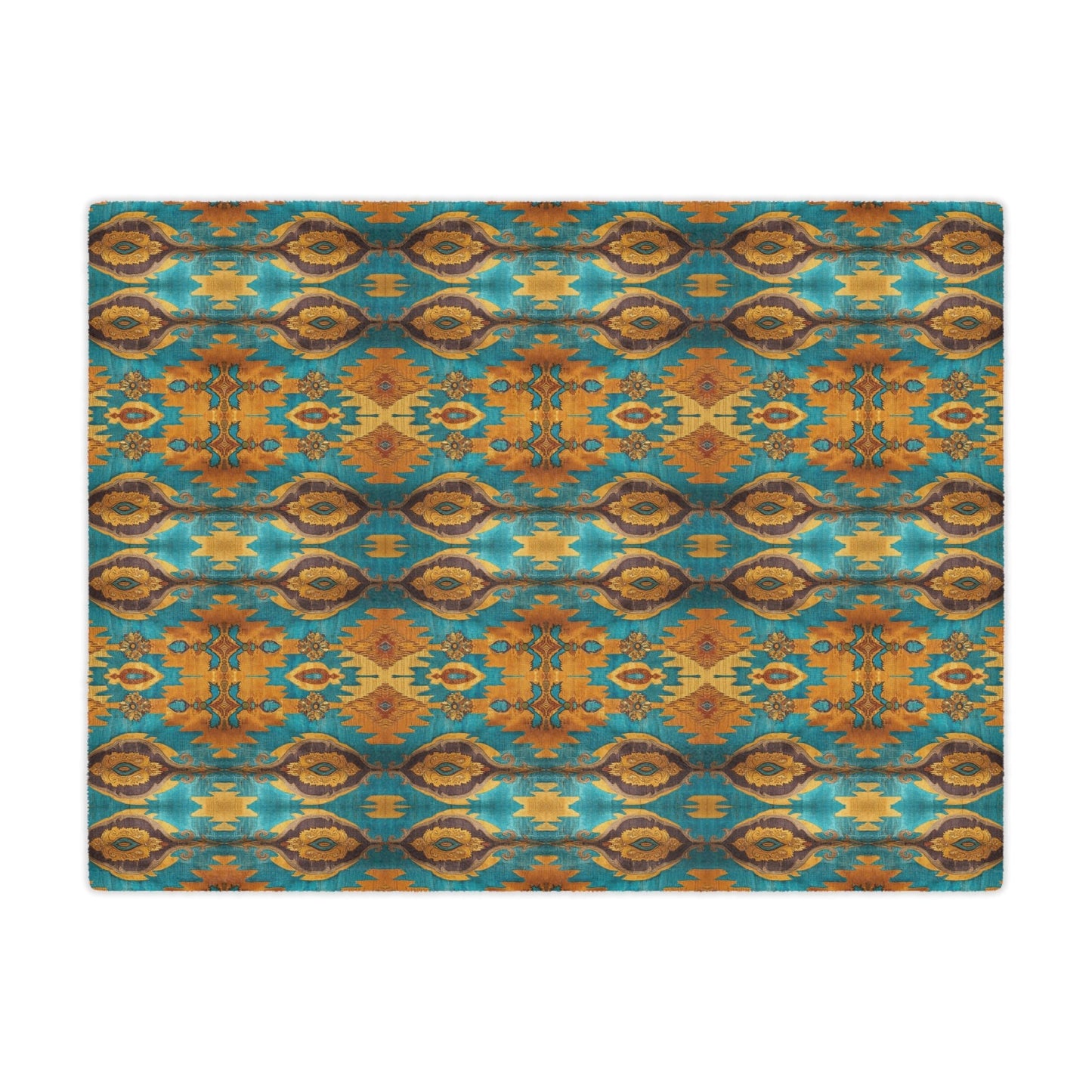 Canyon Echo Ikat Minky Blanket - Cowgirl Home & Ranch