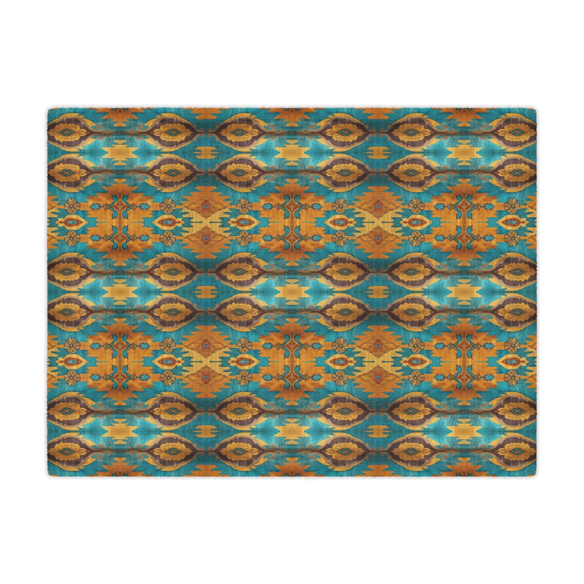 Canyon Echo Ikat Minky Blanket - Cowgirl Home & Ranch