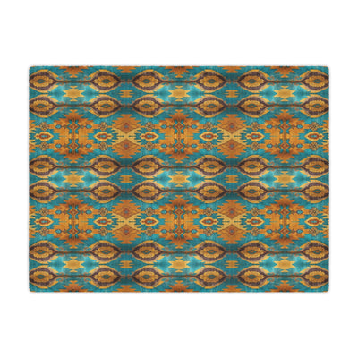 Canyon Echo Ikat Minky Blanket - Cowgirl Home & Ranch