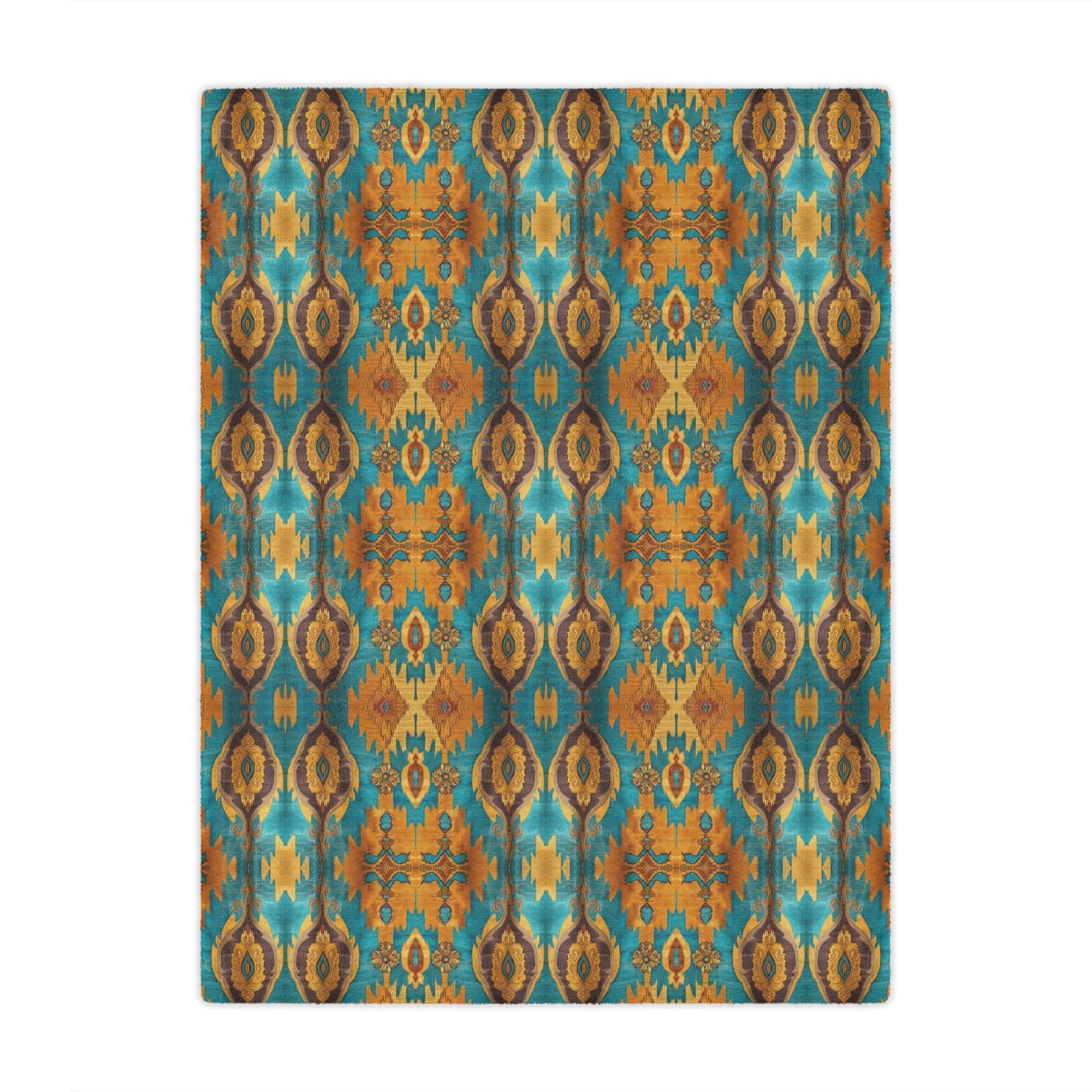 Canyon Echo Ikat Minky Blanket - Cowgirl Home & Ranch