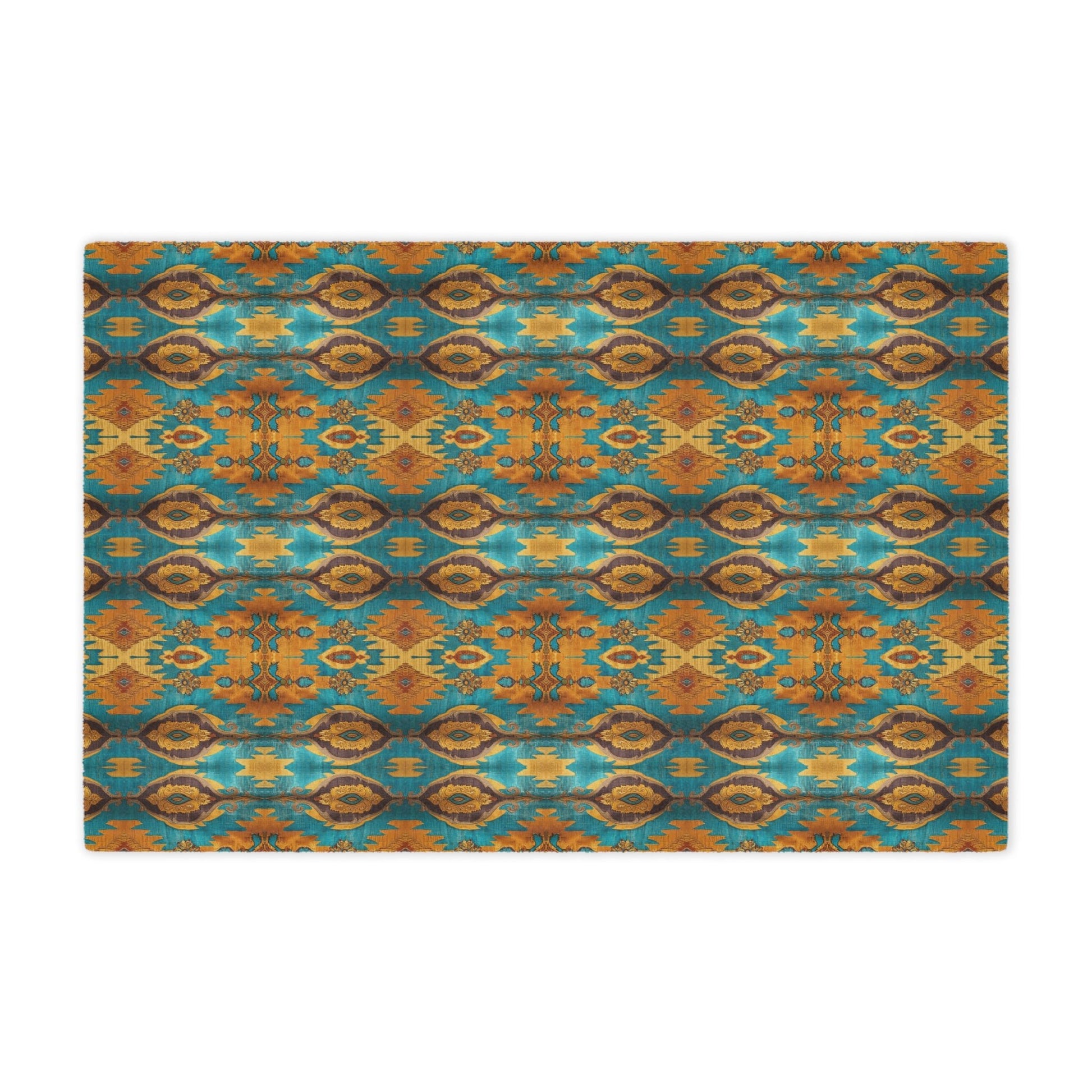 Canyon Echo Ikat Minky Blanket - Cowgirl Home & Ranch