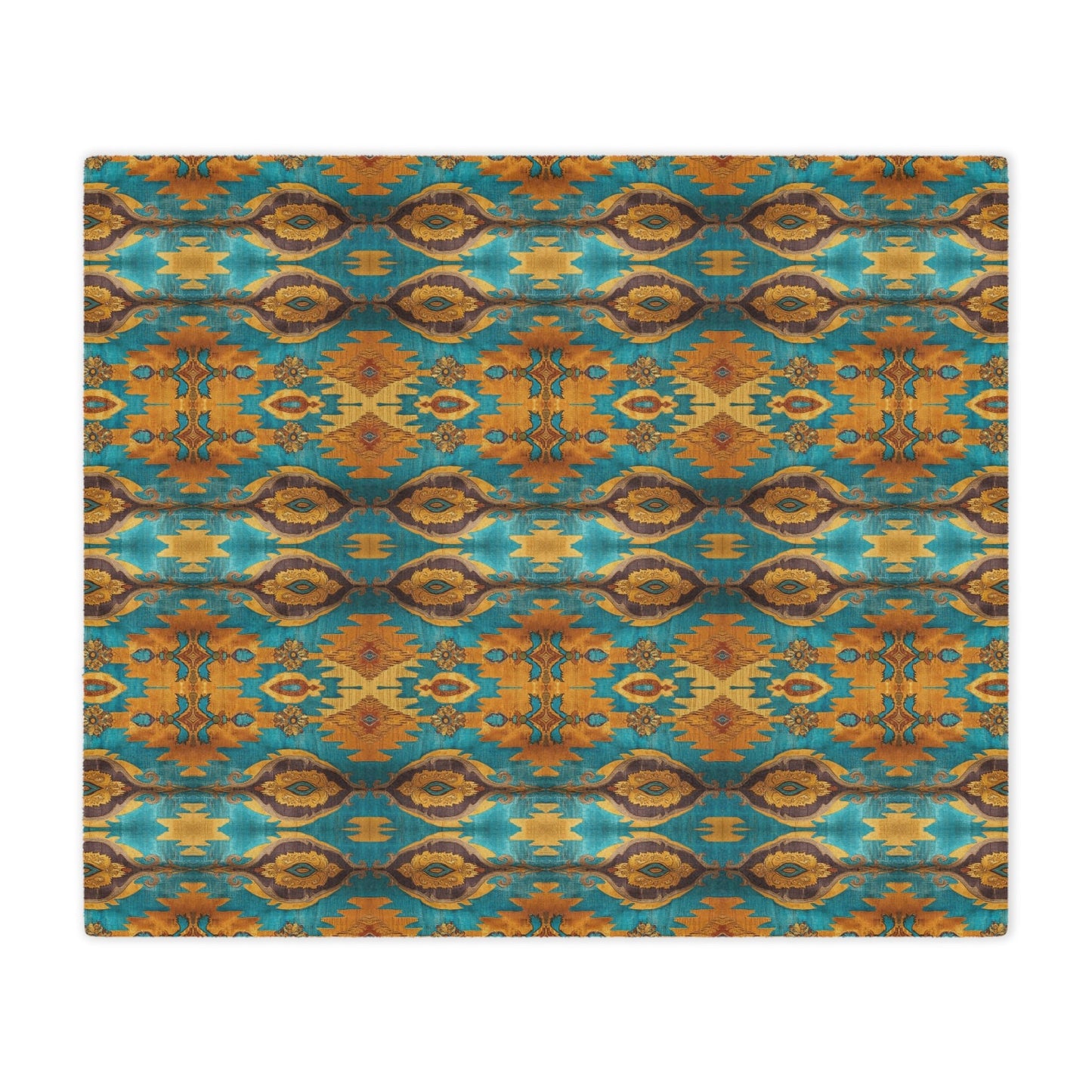 Canyon Echo Ikat Minky Blanket - Cowgirl Home & Ranch