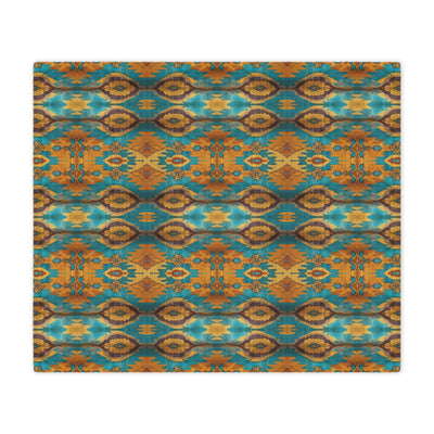 Canyon Echo Ikat Minky Blanket - Cowgirl Home & Ranch