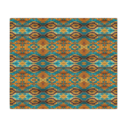 Canyon Echo Ikat Minky Blanket - Cowgirl Home & Ranch