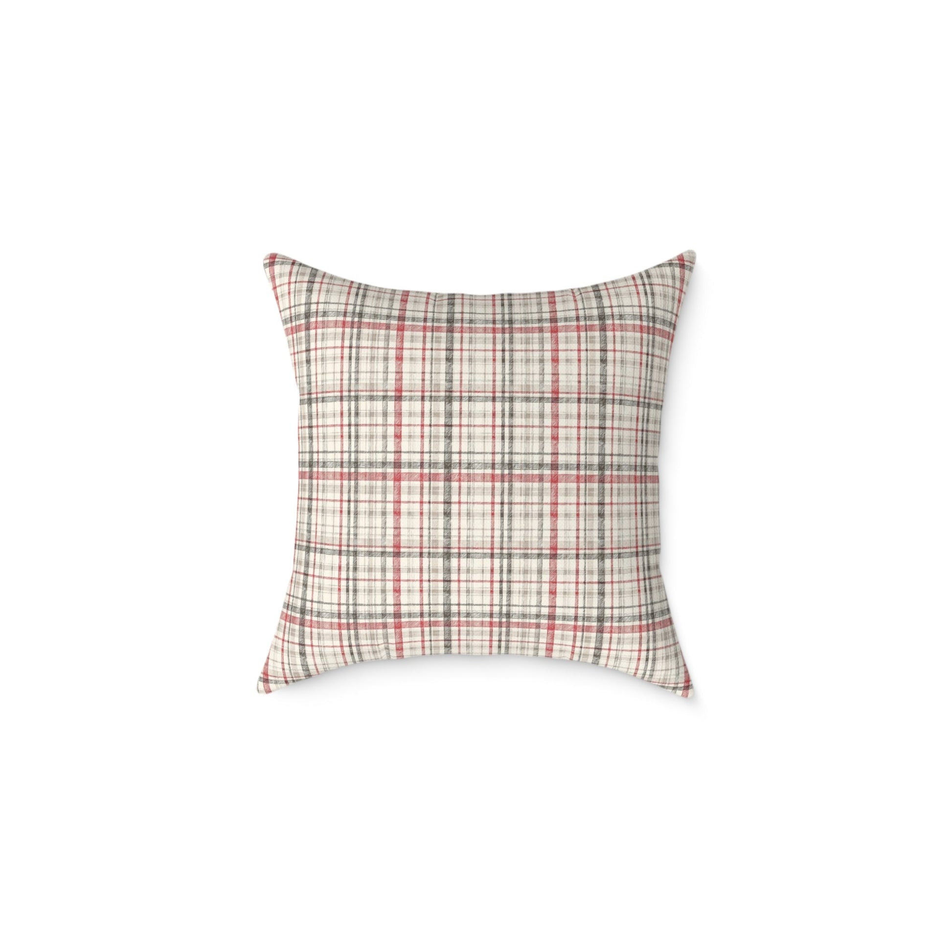 Cedar Creek Plaid Canvas Pillow - Cowgirl Home & Ranch