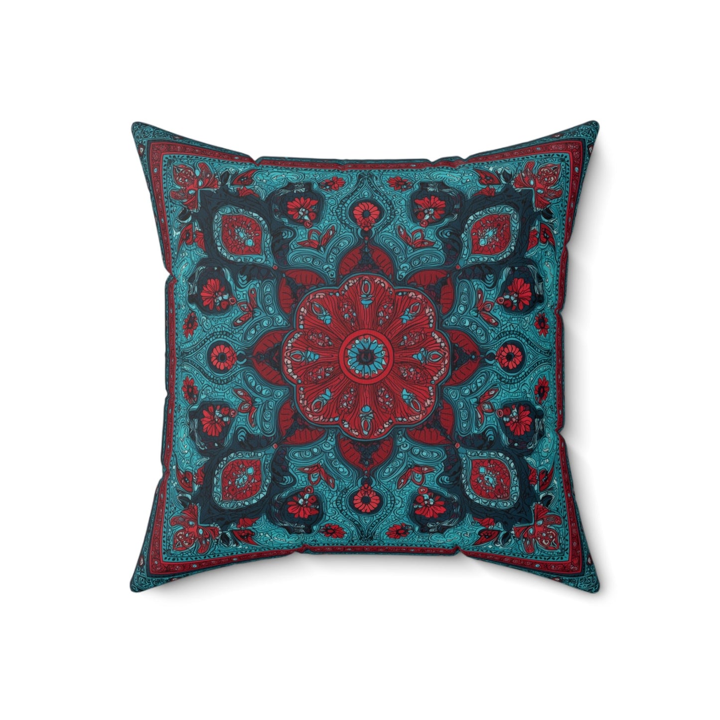 Cowgirl Bandana Faux Suede Pillow - Cowgirl Home & Ranch