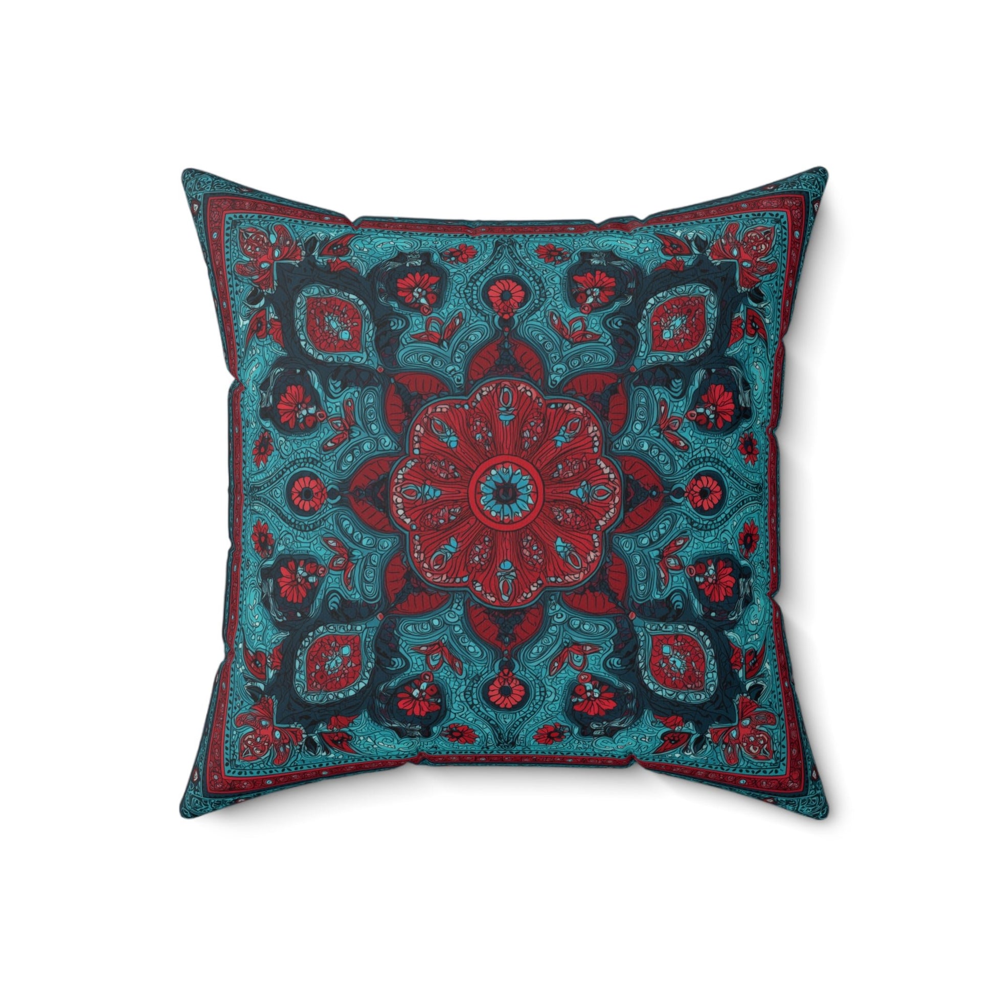 Cowgirl Bandana Faux Suede Pillow - Cowgirl Home & Ranch