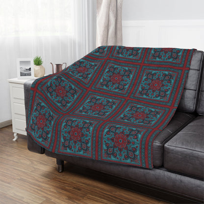 Cowgirl Bandana Minky Blanket - Cowgirl Home & Ranch