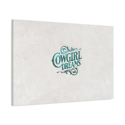 Cowgirl Dreams Vision Board Canvas - Cowgirl Home & Ranch