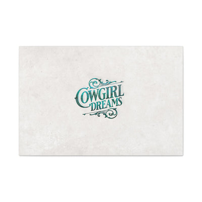 Cowgirl Dreams Vision Board Canvas - Cowgirl Home & Ranch