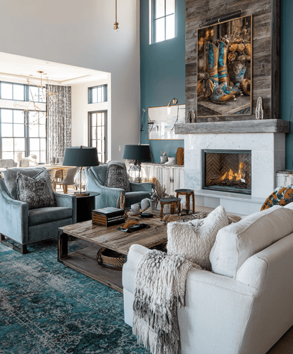 Cowgirl Heirloom Boots Canvas - Cowgirl Home & Ranch