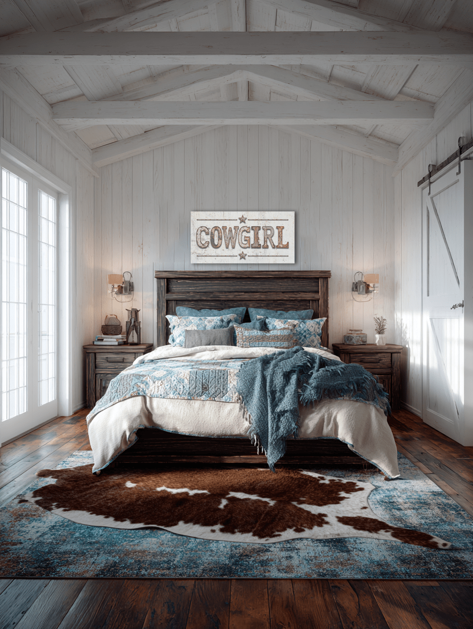 Cowgirl Rusted Metal Canvas Art - Cowgirl Home & Ranch