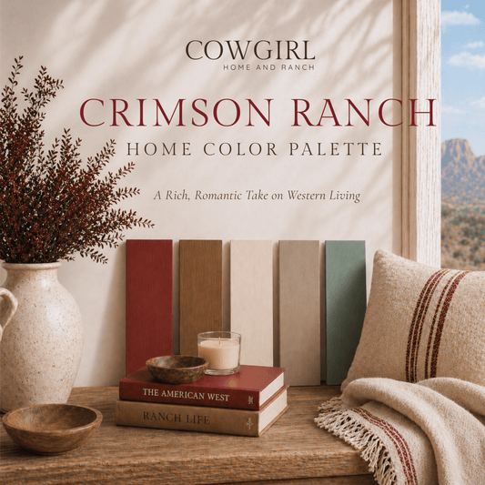 Crimson Ranch Home Color Palette - Cowgirl Home & Ranch